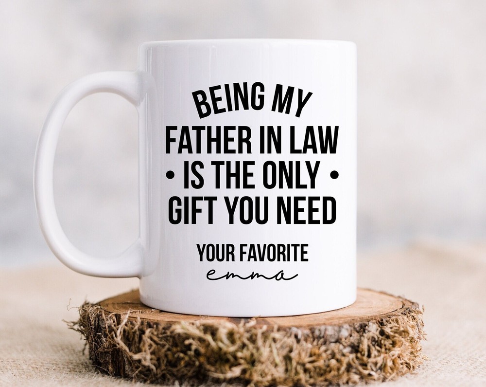 Best Father-in-Law Mug Gift - Perfect Present for Dad