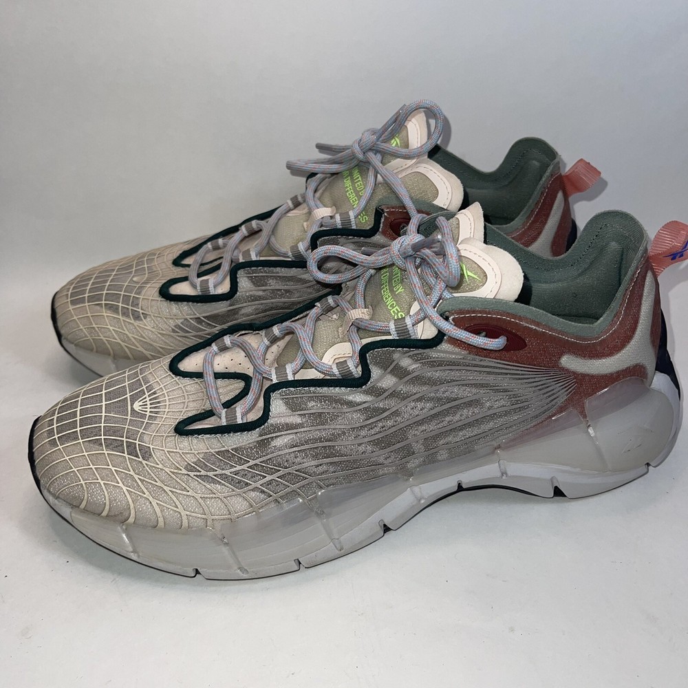 Reebok Women’s Zig Kinetica II Sneaker Ceramic Pink/Earth/Mint Size 10