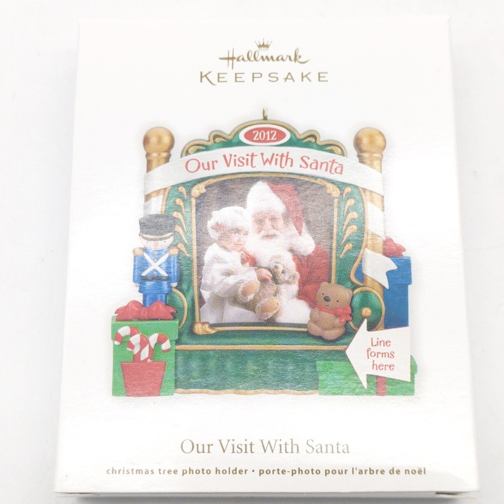 Santa Photo Holder Keepsake Ornament - Hallmark 2012 Christmas