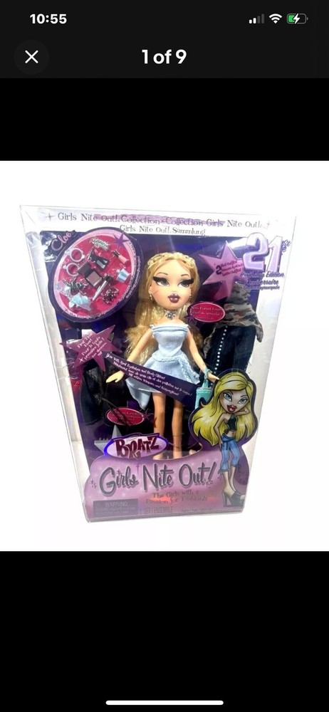 NEW Bratz Girls Nite Out Collection 21st Birthday Edition Fashion Doll - Cloe