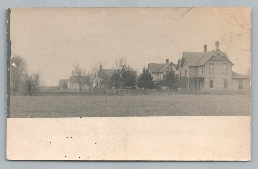 Picturesque American Houses RPPC Antique UDB Photo Postcard 1908