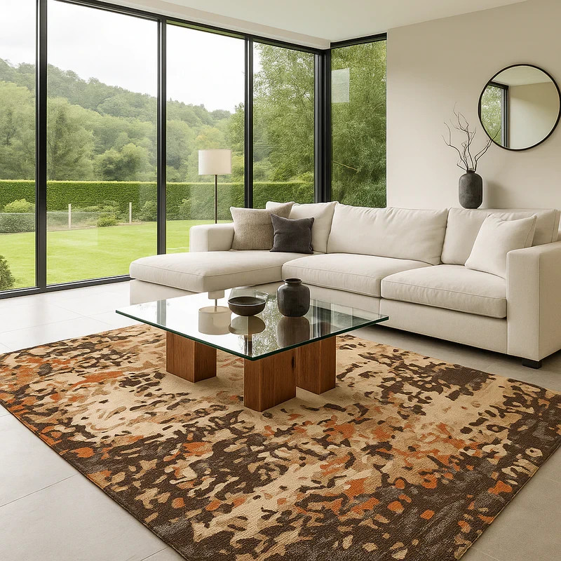 New Hand-Tufted Artistic Modern Area Rug with Carpet Rug Pattern for Living 9x15