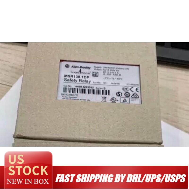ALLEN-BRADLEY 440R-M23092 MSR138.1DP SAFETY RELAY  US Free Tax