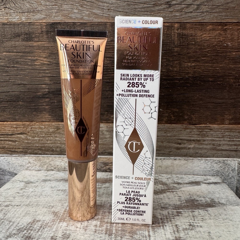 Charlotte Tilbury Beautiful Skin Foundation | 14 Neutral | Full Size: 1 oz | NIB