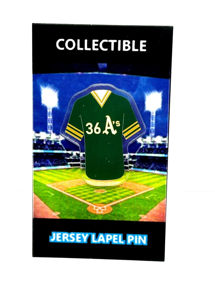 Oakland Athletics Terry Steinbach jersey lapel pin-Classic RETRO Collectible