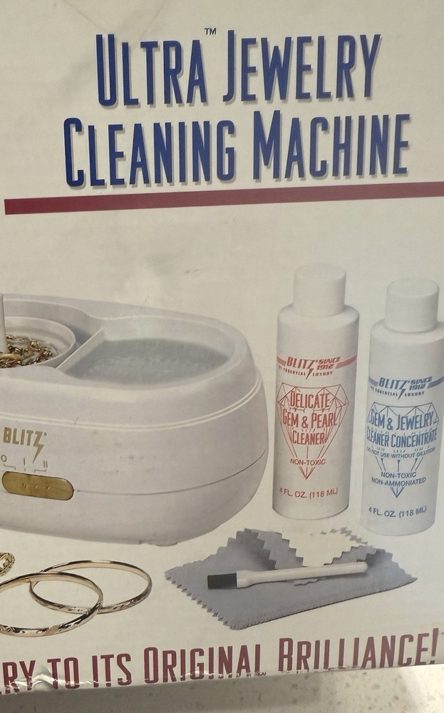 Blitz Ultra Sonic Jewelry Cleaner for Sparkling Gemstones and Metals  