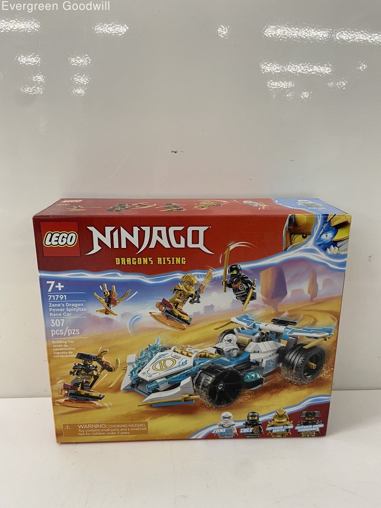 LEGO NINJAGO: Zane's Dragon Power Spinjitzu Race Car (71791)-NEW Sealed