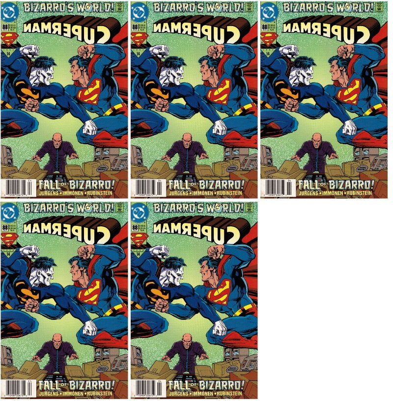 Superman #88 Newsstand Cover (1987-2006) DC Comics - 5 Comics