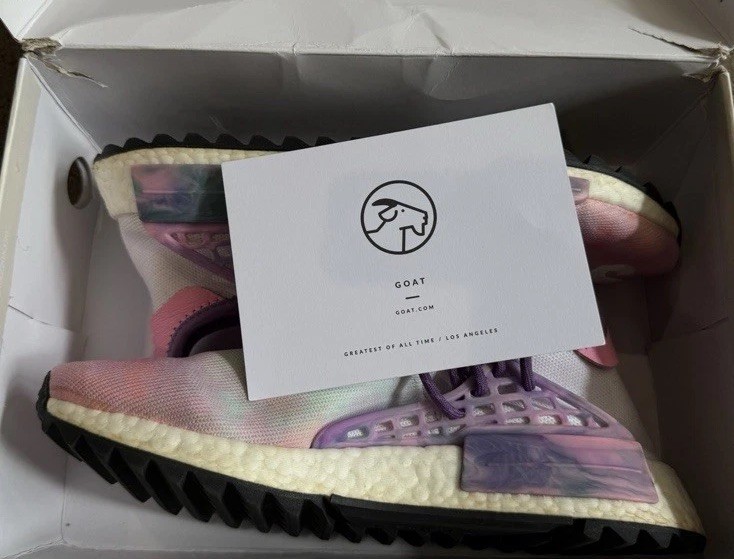 Size 10 - Pharrell x adidas NMD Human Race Trail Holi Festival
