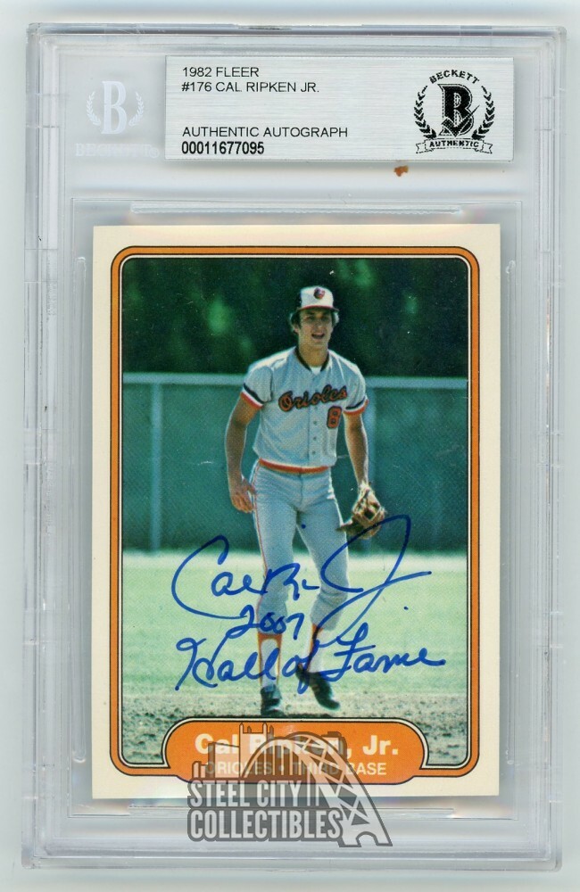 1982 Fleer Cal Ripken Jr Rookie Card #176 RC Hall of Fame