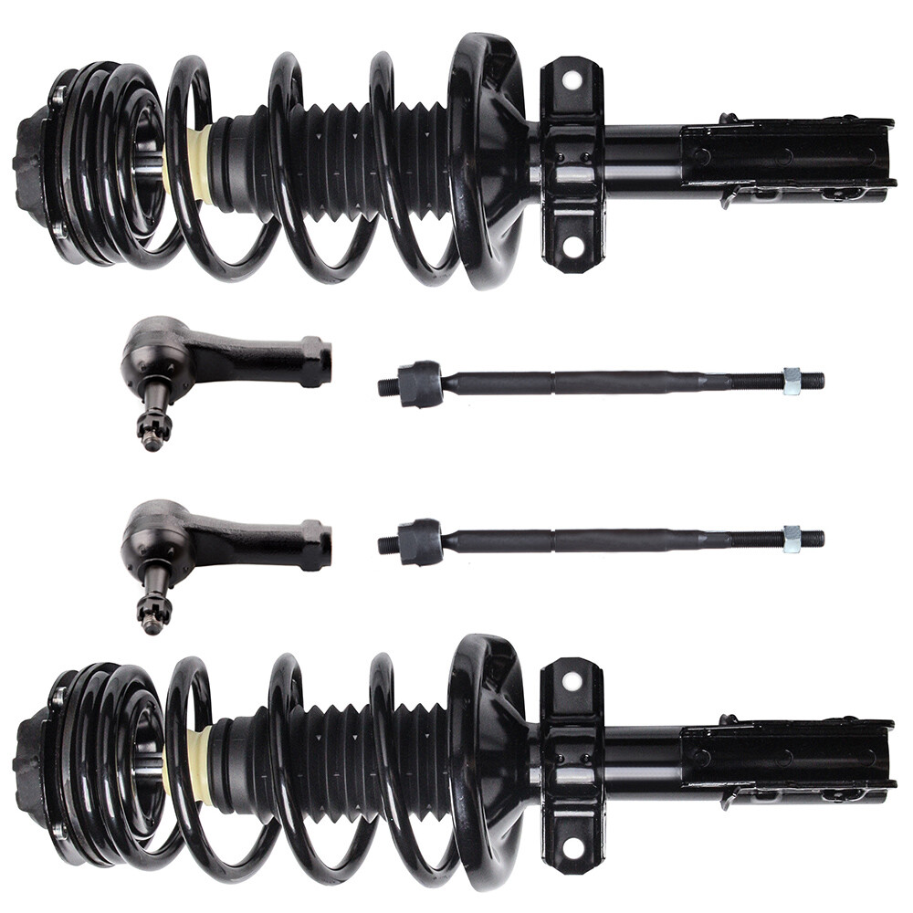 2003-2007 Saturn ION Front Complete Struts with Inner Outer Tie Rod Pair