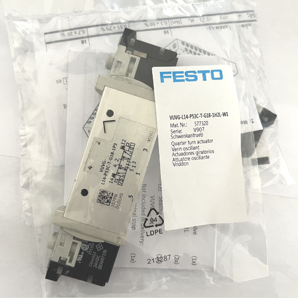 one NEW FESTO VUVG-L14-P53C-T-G18-1H2L-W1 (577320) fast Ship