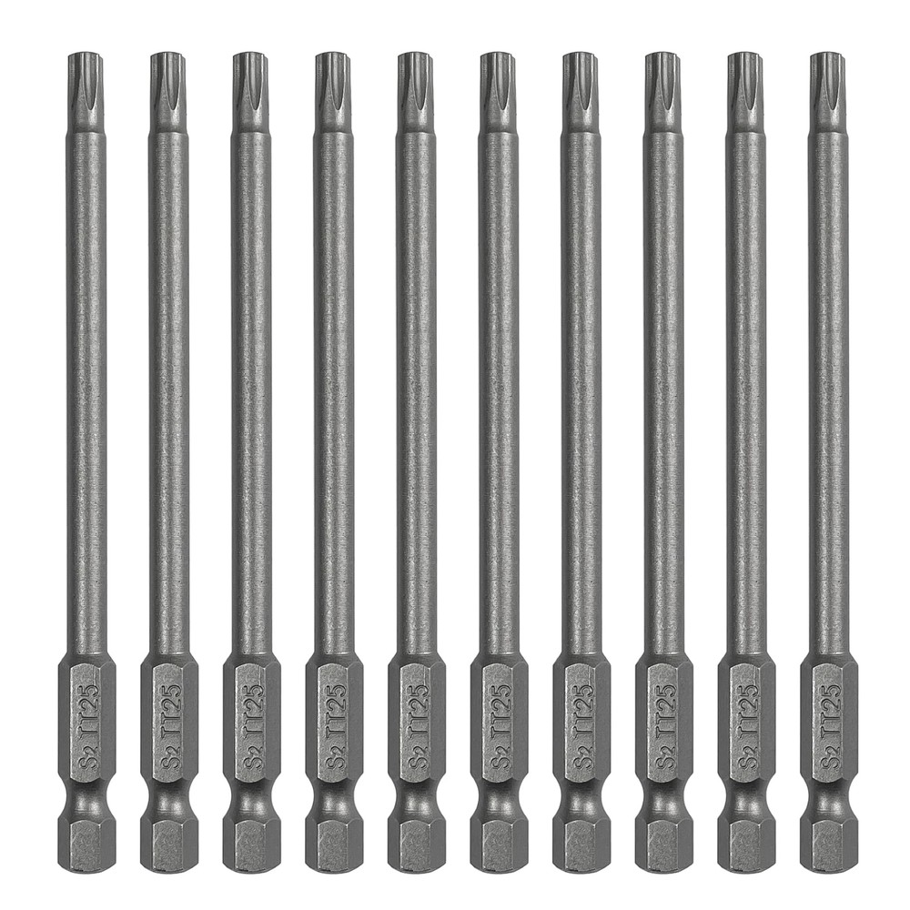 10PCS T25 Torx Screwdriver Bit Set 4 Inch Magnetic Security Torx Bits