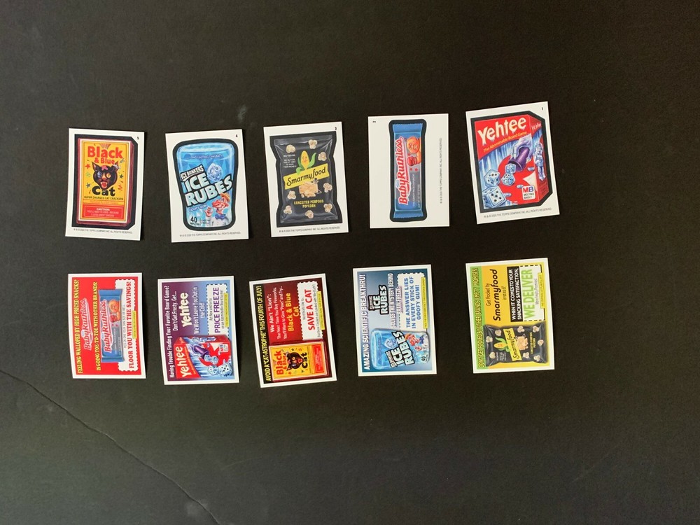 2020 Topps Wacky Packages All New Series Week 1 Complete Coupon Backs Set-image