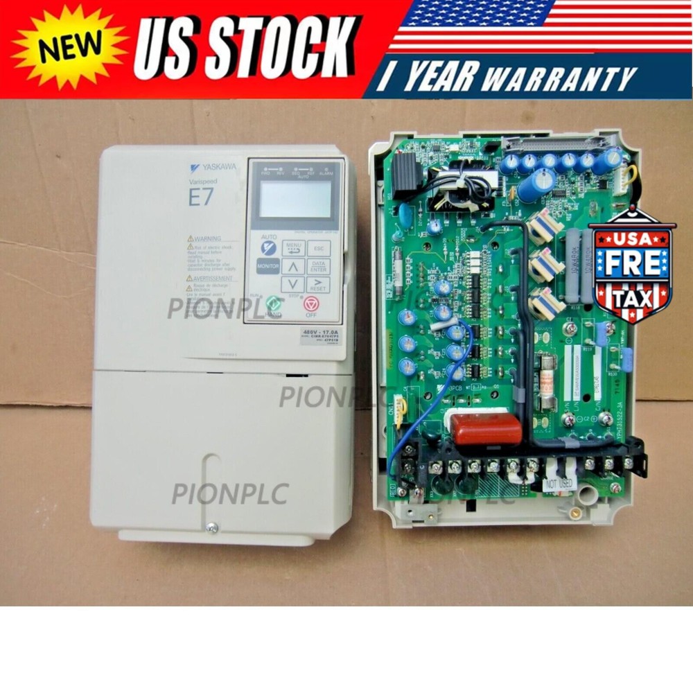 NEW YASKAWA CIMR-E7U47P5 CIMRE7U47P5 E7 VARIABLE FREQUENCY AC DRIVE
