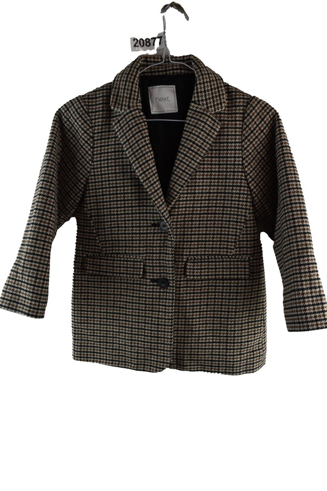 NEXT Beige Blazer Jacket size 6 Years Girls Smart Casual Outdoors Outerwear