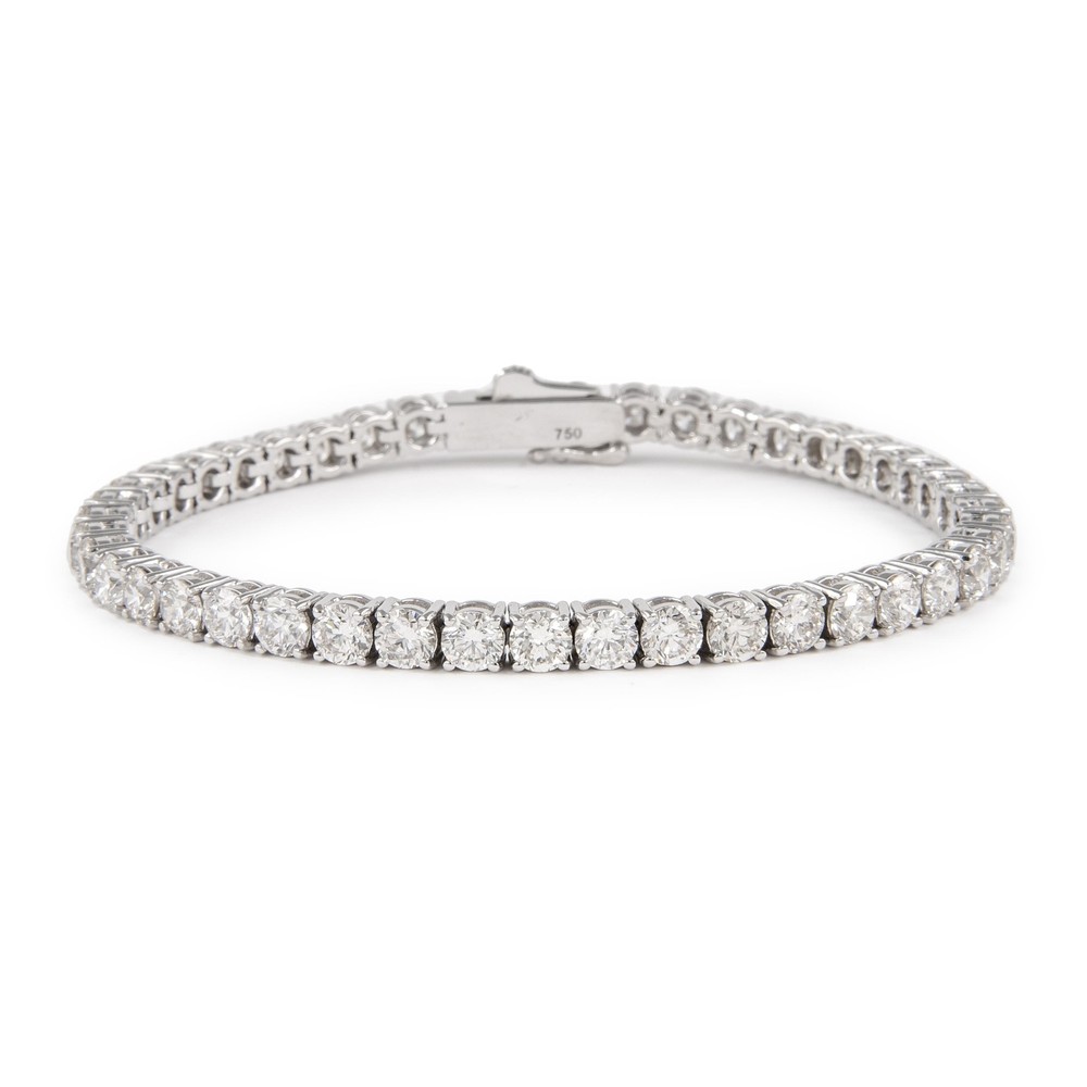 Alexander Beverly Hills 11.03ct Diamond Tennis Bracelet 18-Karat White Gold