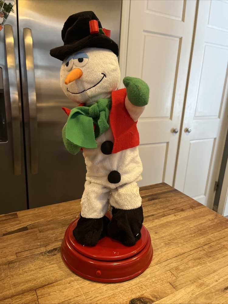 Gemmy Booty Shaking Snowman Animated Dancing/Singing Tested Works