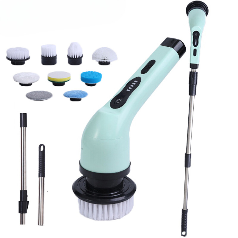 9-in-1 Electric Cleaning Brush Electric Spin Cleaning Scrubber Cleaning Tools US