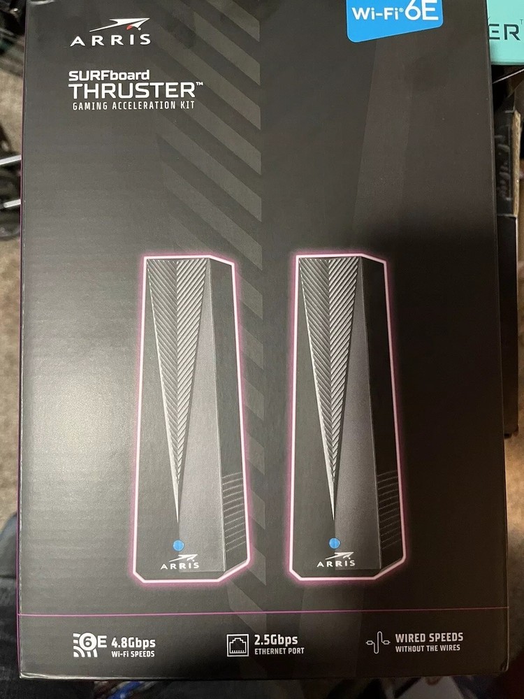 *NEW* Arris SURFboard THRUSTER gaming Acceleration Kit.  WiFi Signal Booster!!!