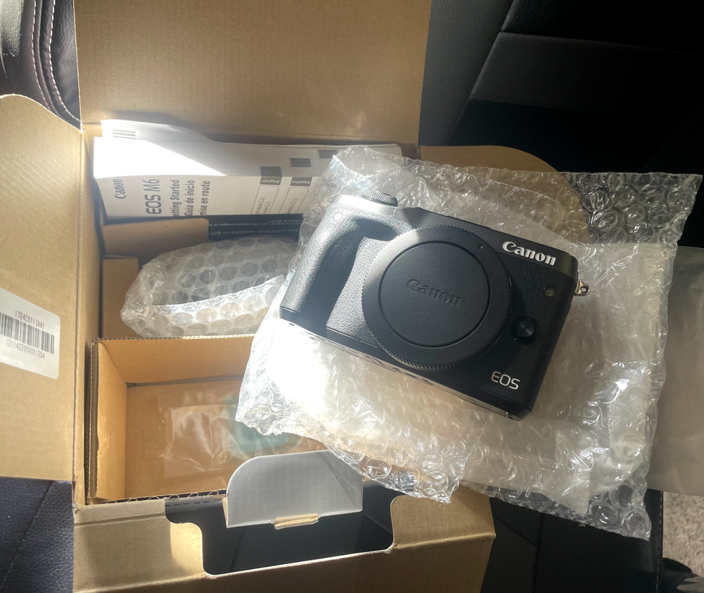 Canon EOS M6 24.2MP Mirrorless Digital Camera w/ 15-45mm Lens