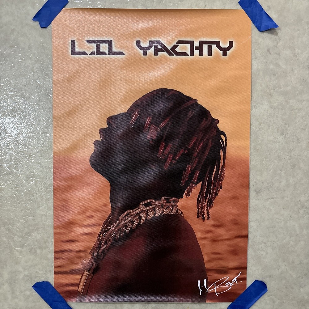 Lil Yachty ✅Hip Hop Rap Music Poster ✅ Wall Art Canvas Man Cave ✅ 12x18 inch