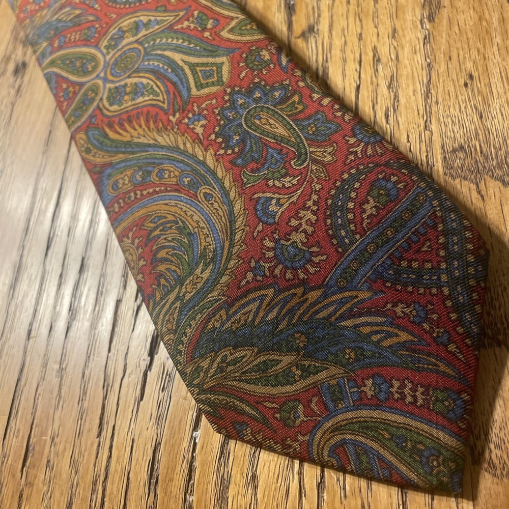 Vintage EUC Early The Metropolitan Museum Of Art Tie Silk Paisley Men’s Necktie