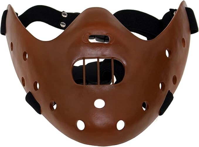 Hannibal Lecter Mask Cosplay The Silence of The Lambs Half Face Killer Halloween