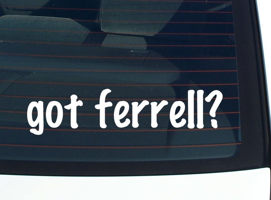 Will Ferrell Funny Last Name Car Decal Bumper Sticker Vinyl Window Pride
