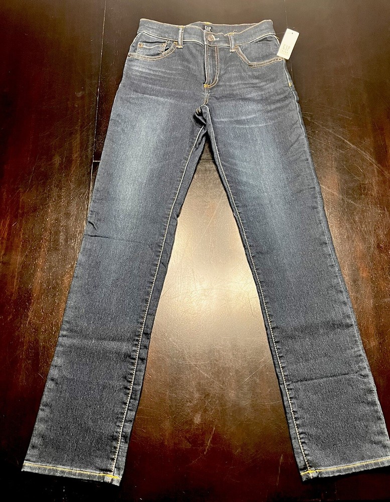 Gap Kids Jeans Boy’s  Stretch Slim Leg Regular Fantastiflex Denim Size 16 NWT