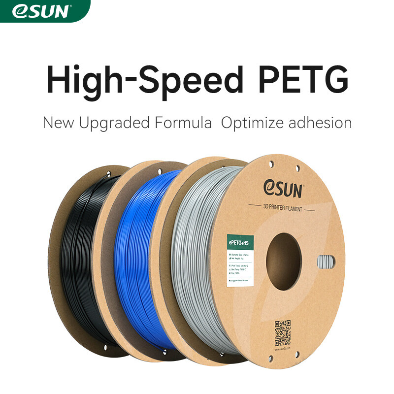 eSUN PETG+ HS High Speed & Toughness 1.75mm Filament for 3D Printer