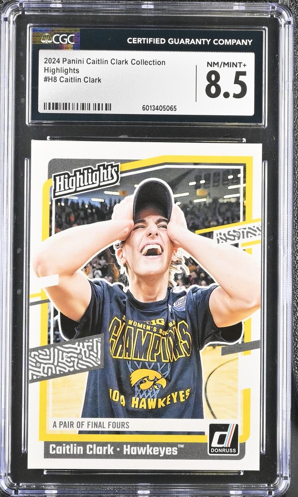 2024 Panini Caitlin Clark Collection Caitlin Clark #H8 Highlights CGC 8.5