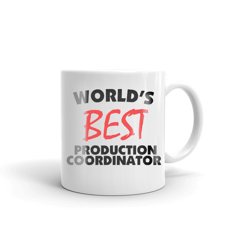 World's Best Production Coordinator Coffee Tea Ceramic Mug Office Work Cup Gift