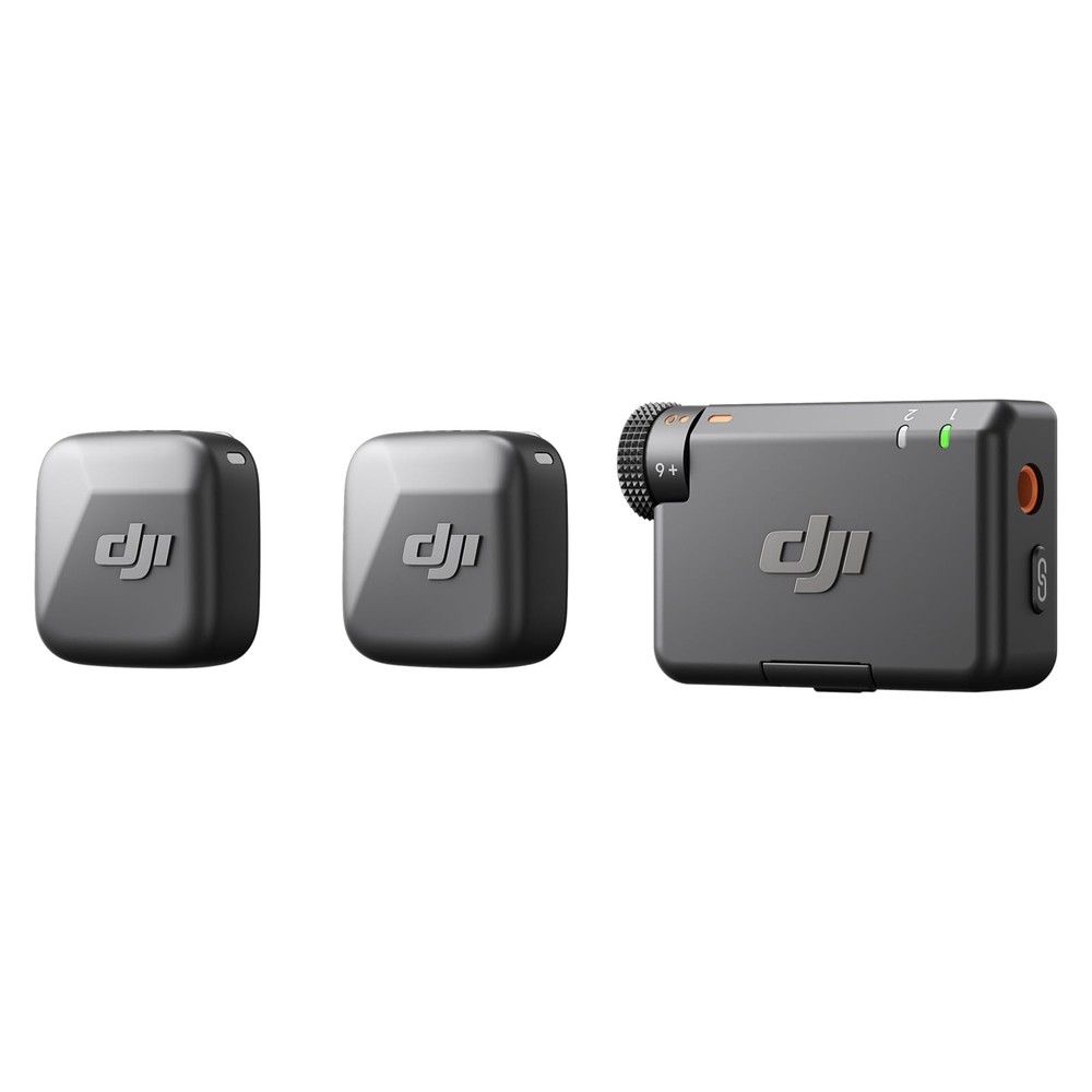 DJI Mic Mini (2 TX + 1 RX), Detail-Rich Audio, Wireless Lavalier Microphone...