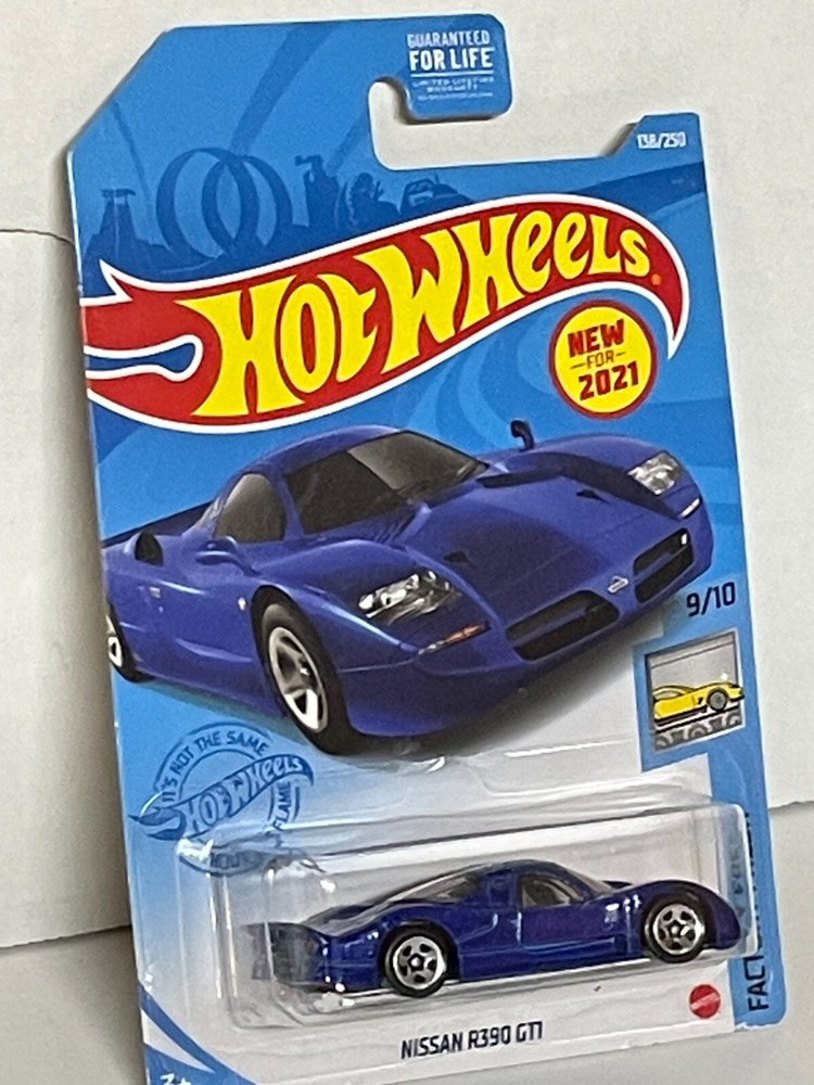 2020 Mattel Hot Wheels Die Cast Nissan R390 GTI Factory Fresh Sealed Blue Card