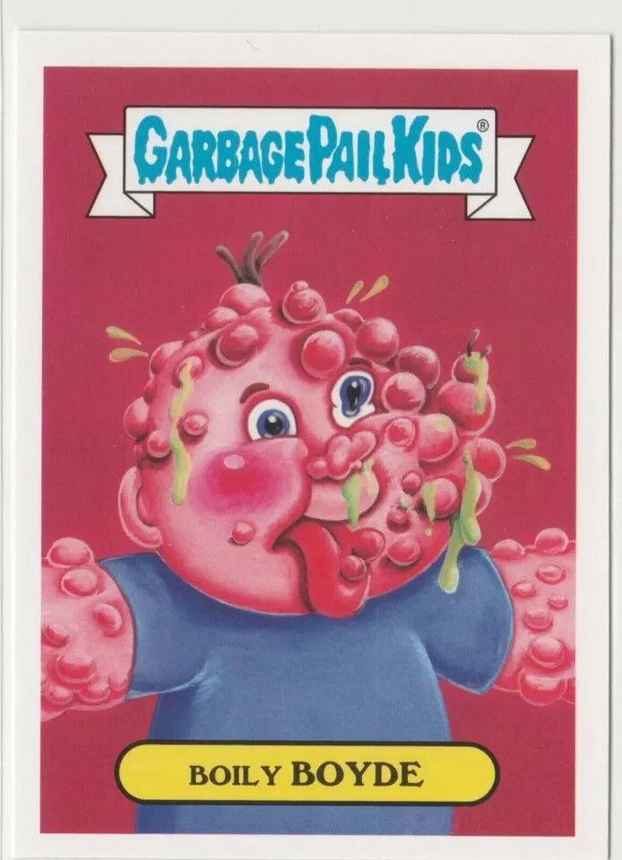 Boily Boyde #7a Garbage Pail Kids GPK 2017 Adam-geddon Trading Card