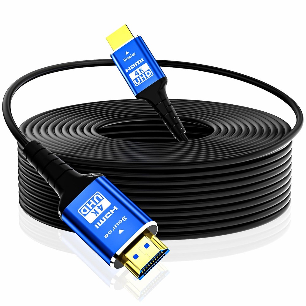 100ft 18Gbps Fiber Optic HDMI Cable 4K@60Hz Ultra High Speed 4K UHD