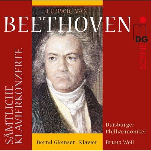 Beethoven Complete Piano Concertos CD Glemser Duisburger Philharmoniker 2013