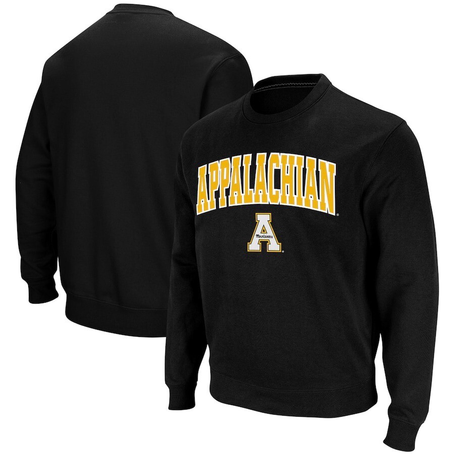 NCAA Appalachian App State Mountaineers Black College Sweatshirt Men’s Size S