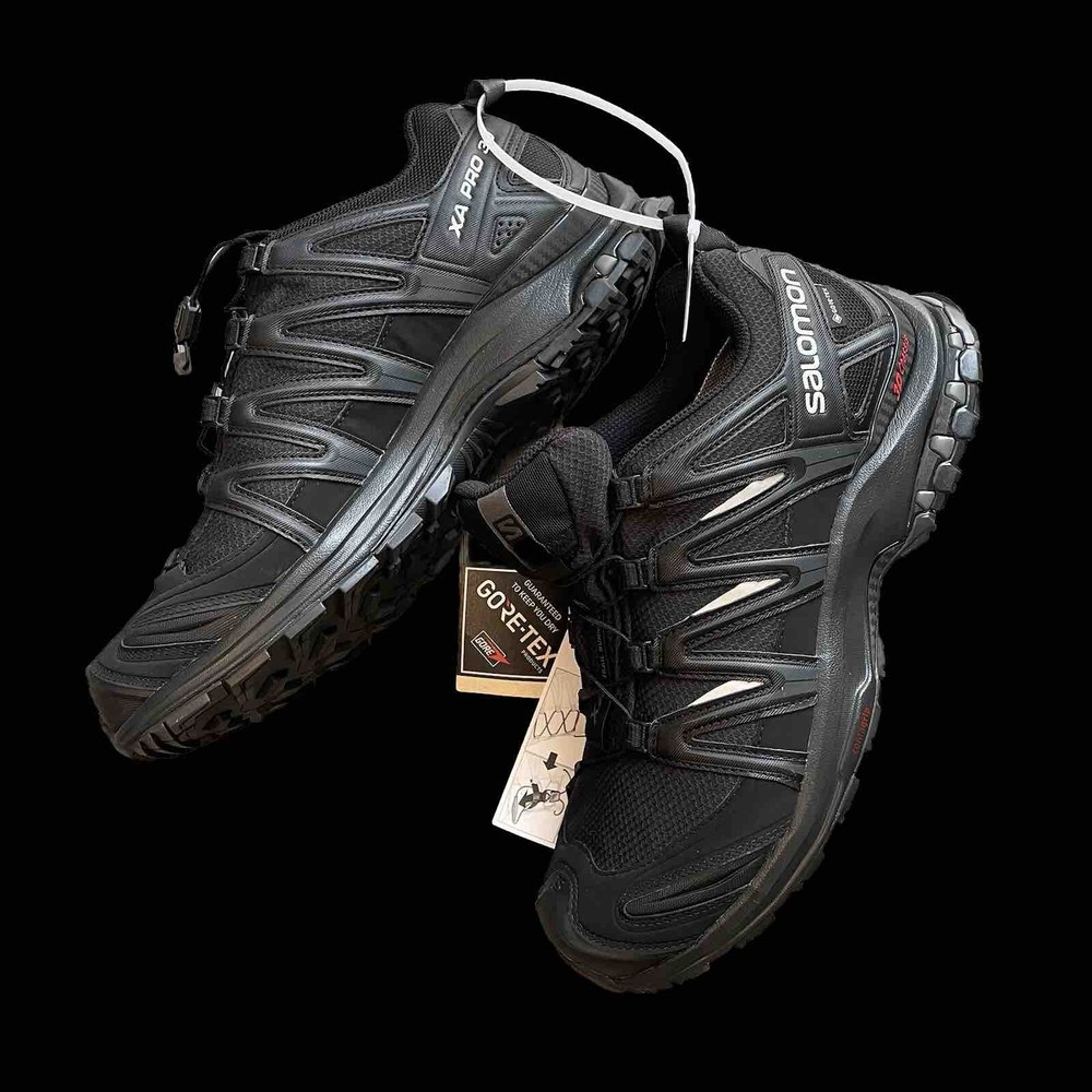 BRAND NEW Black Salomon XA Pro 3D GTX Sneakers