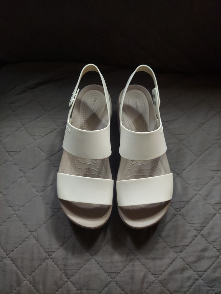 Crocs Literide Platform Sandals Size 9