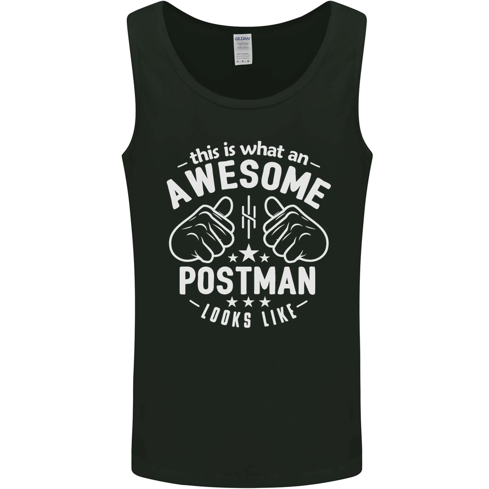 This Is What an Awesome Postman Looks Like Mens Vest Tank Top