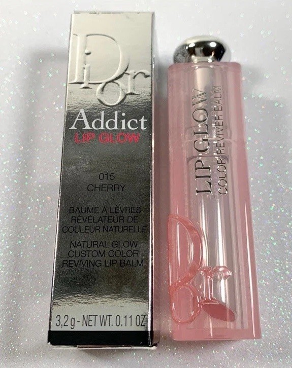 100% authentic  Christian Dior Addict Lip Glow  #015 CHERRY  0.11oz New In Box