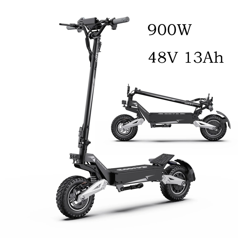 OOTD T10 900W 48V Off-Road Electric Scooter with 28-Mile Range