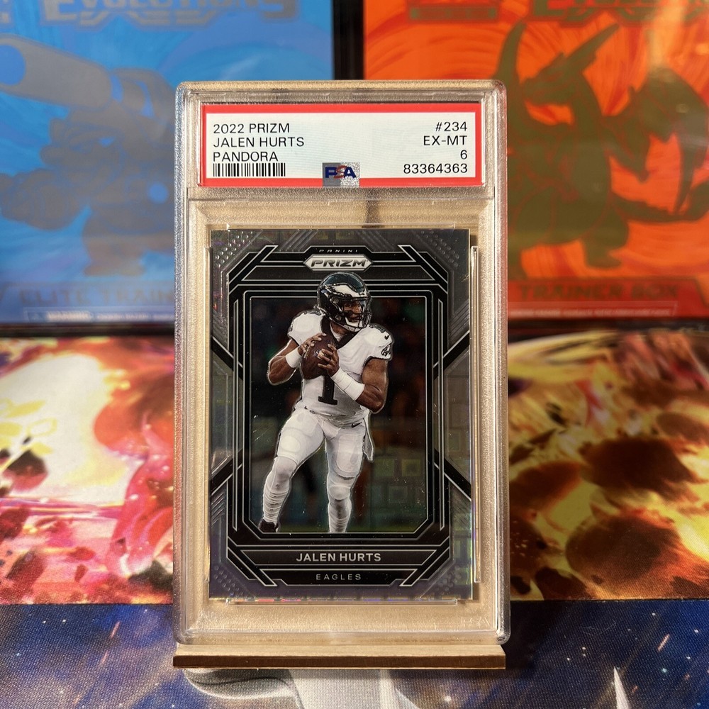 2022 Panini Prizm Jalen Hurts No. 234 Pandora /400 PSA 6