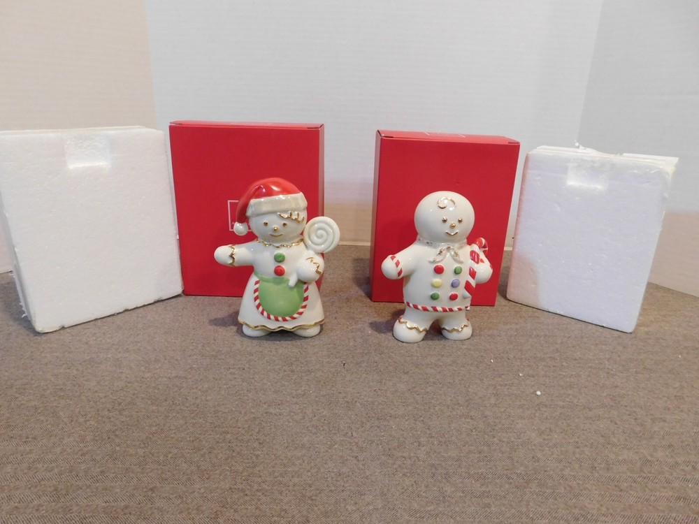 Lenox Gingerbread Boy & Girl Figure Set