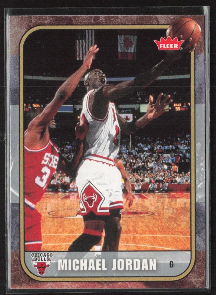 2007-08 Fleer Michael Jordan #25 Basketball Card
