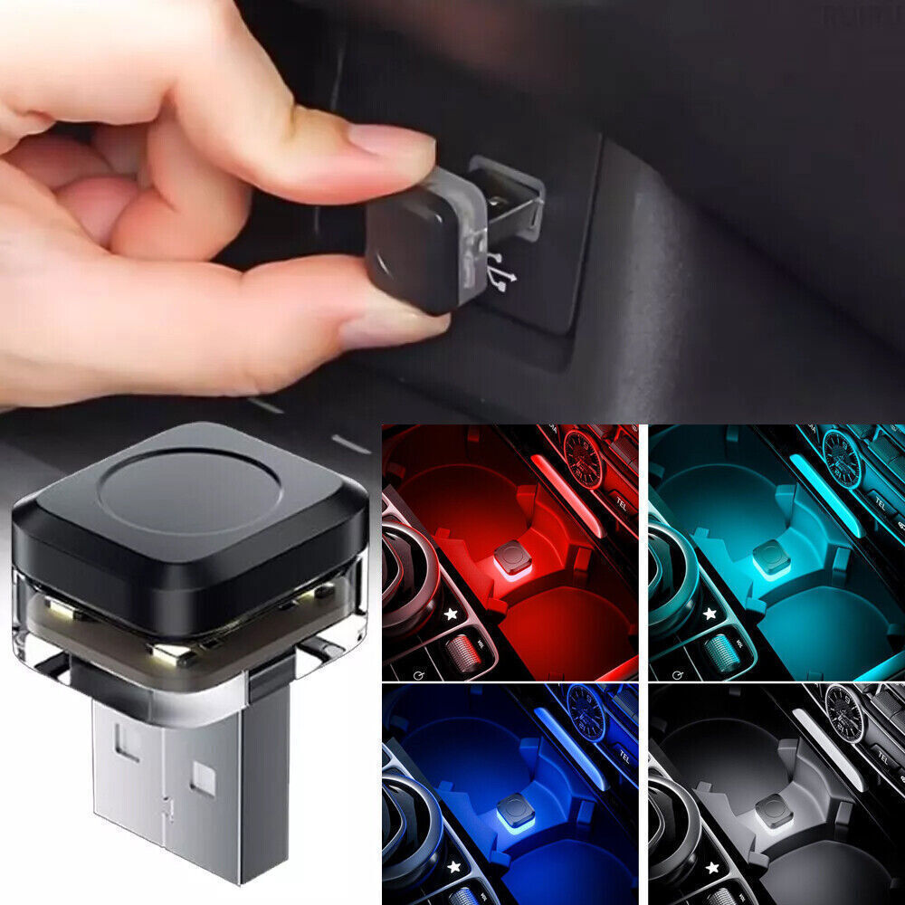 1pc Car Interior USB Ambient Light Mini LED Mood Lamp Neon Atmosphere Lamp Bulb