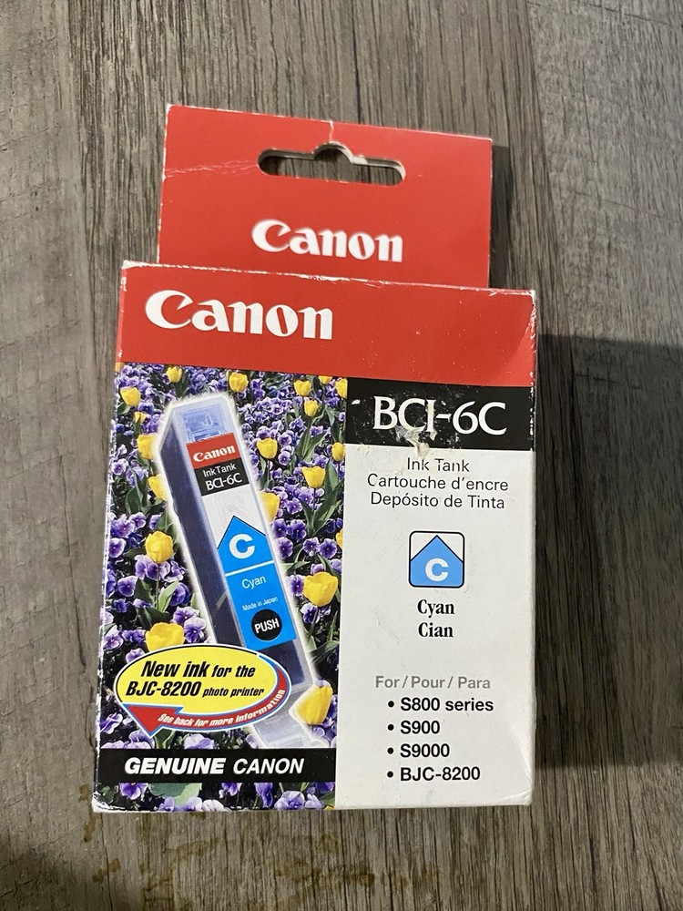 Canon Inkjet Cartridge Ink Tank 6 Cyan  BCI-6C