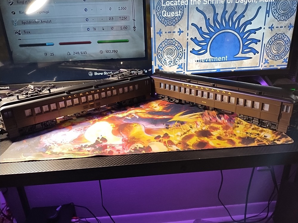 Lionel O Gauge Lackawanna MU Commuter Cars Set 6-18304  